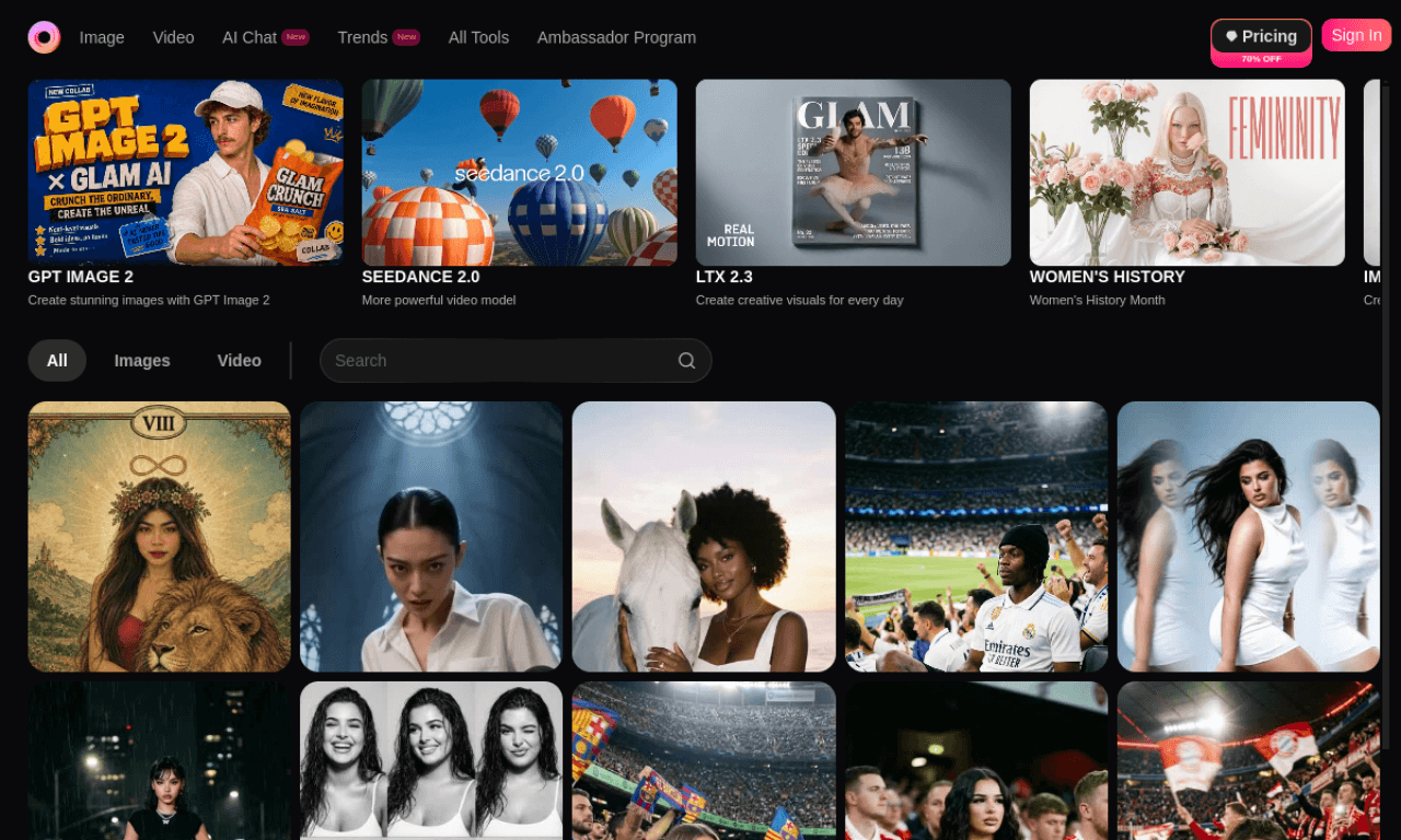 Test Complet de Glam AI : La Nouvelle Frontière de la Création Visuelle et Vidéo Hyper-Réaliste